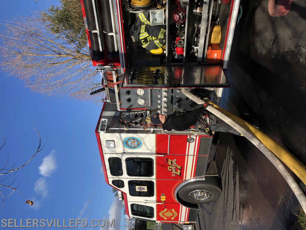 December 6, 2020 - Members participate in a pump drill in Hilltown Township.