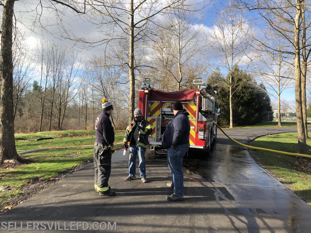 December 6, 2020 - Members participate in a pump drill in Hilltown Township.