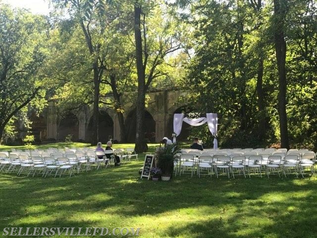 A view before the wedding.